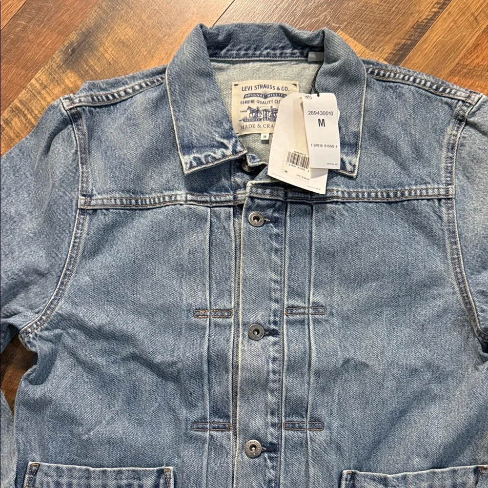 NWT Levi's Made & Crafted Type II Worn Trucker Jacket - Med - Picture 3 of 8